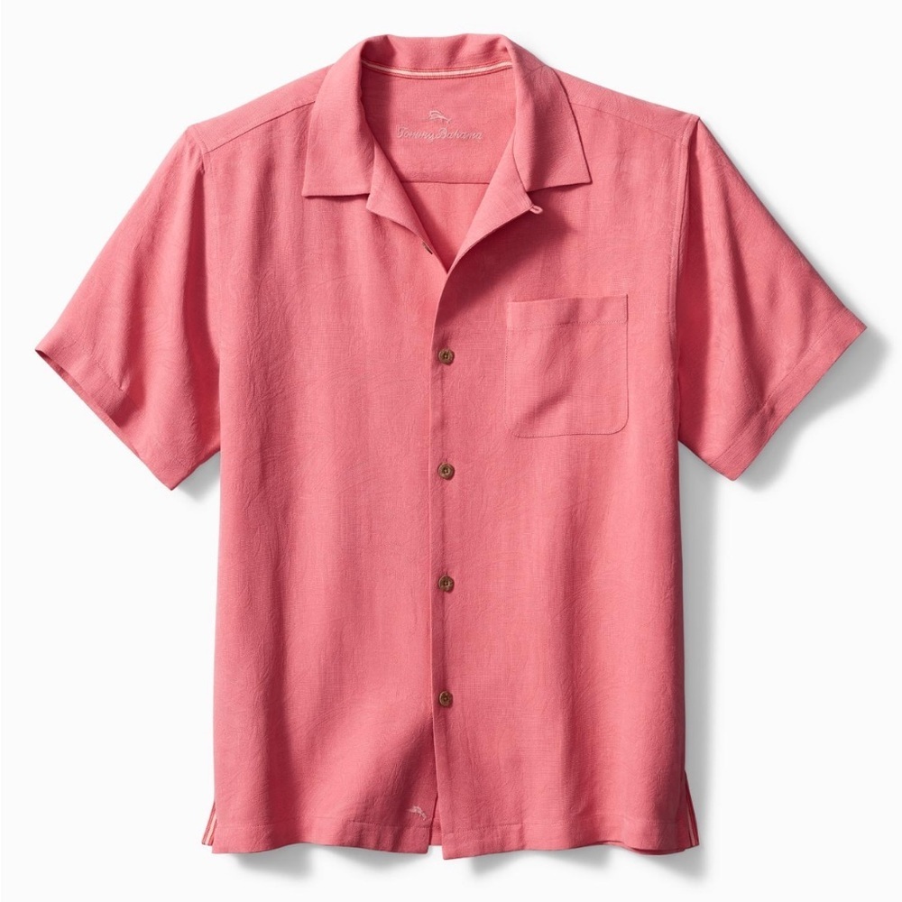 Tommy Bahama 100% Silk Tropic Isles Hawaiian Shirt | Size XL